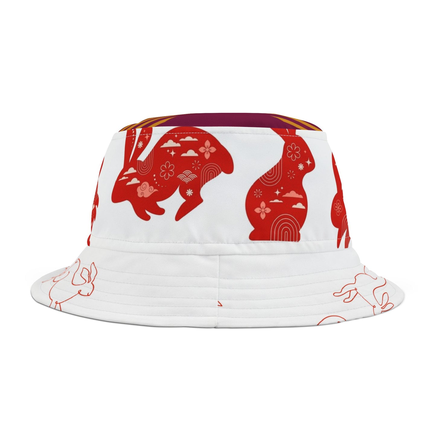 Cute Rabbit Design Bucket Hat - Perfect for Spring & Summer Celebrations